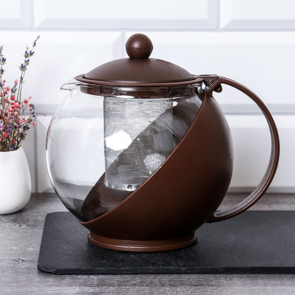 Чайник заварочный с ситом 1400 мл / G-65421 /уп.48/