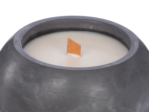 Свеча ароматическая «Glen», Цвет белый, серый