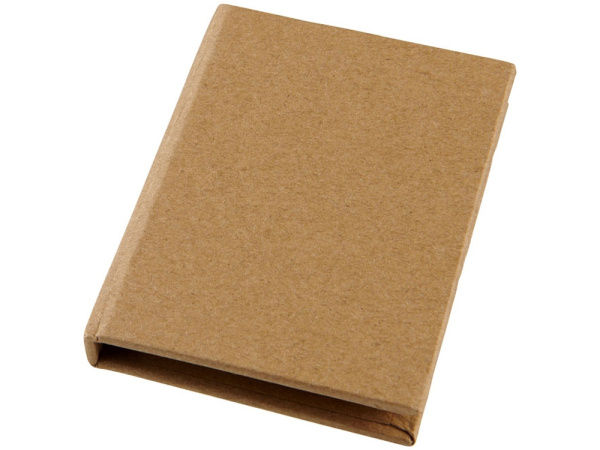 Набор «Halm» с блокнотом, ручкой и стаканом, Цвет красный, бежевый, коричневый, серый