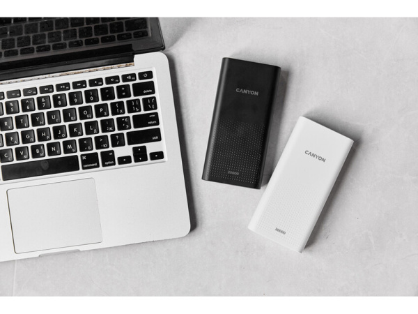 Внешний аккумулятор «PB-2001», 20000 mAh, Цвет черный