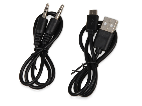 Портативная колонка «Ring neon» с подсветкой корпуса, Цвет черный/серебристый