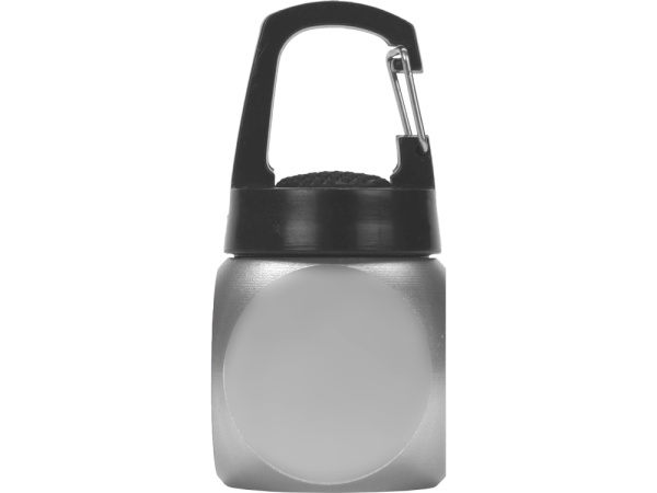 Фонарик «Карго», Цвет серебристый/черный