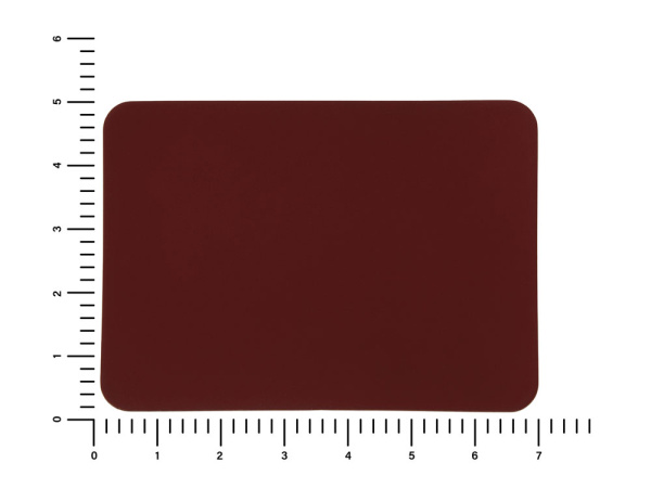 Патч «Прямоугольный», soft-touch, Цвет коричневый