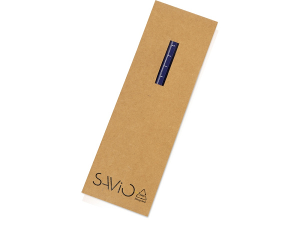 Вечный карандаш с линейкой и стилусом «Sicily», Цвет темно-синий