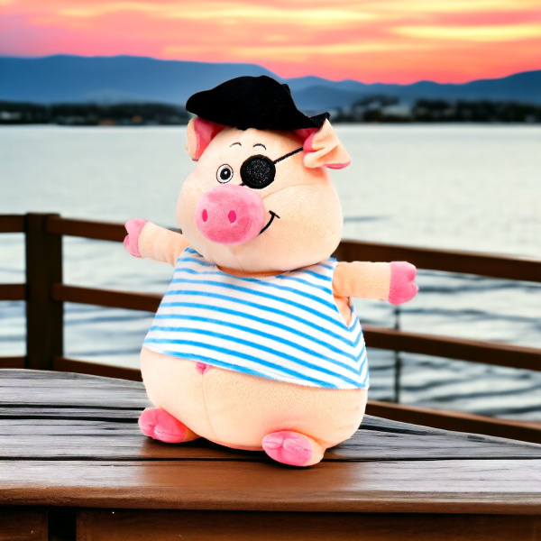 Мягкая игрушка "Пират Северных Морей", вместимость 0,7 кг, мультиколор / Стильный аксессуар для новогоднего декора