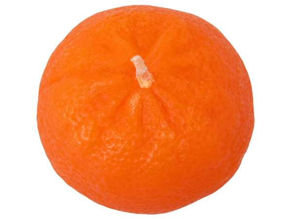 Набор свечей «Мандарины в сетке», без аромата, Цвет оранжевый