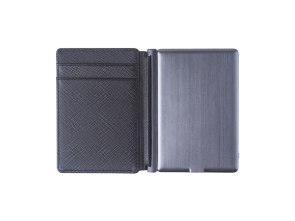 Портмоне с зарядным устройством «INE», 3000 mAh, Цвет черный