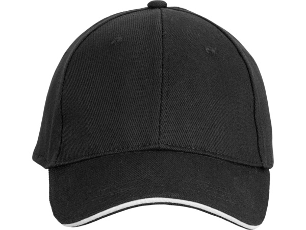 Бейсболка «Cancun», Цвет черный, белый