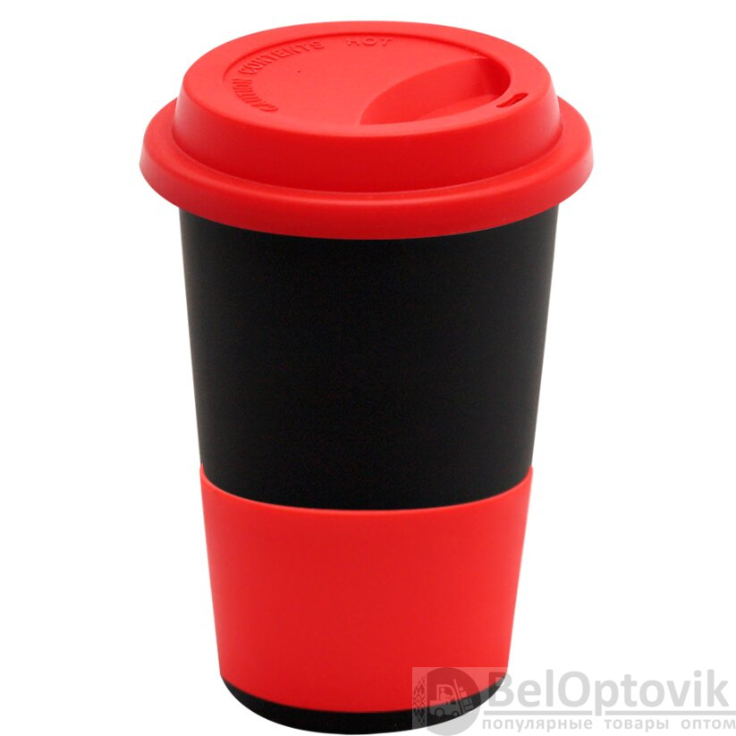 Кружка Magic To Go, черный/красный