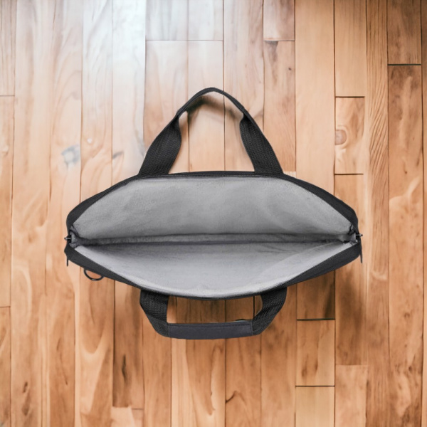 Сумка для ноутбука 15.6" Smartish MLB-1048, серая / Крепление для чемодана, материал подкладки фланелет, утолщенные стенки