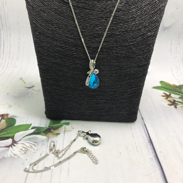 Кулон на цепочке  "Капля Росы"