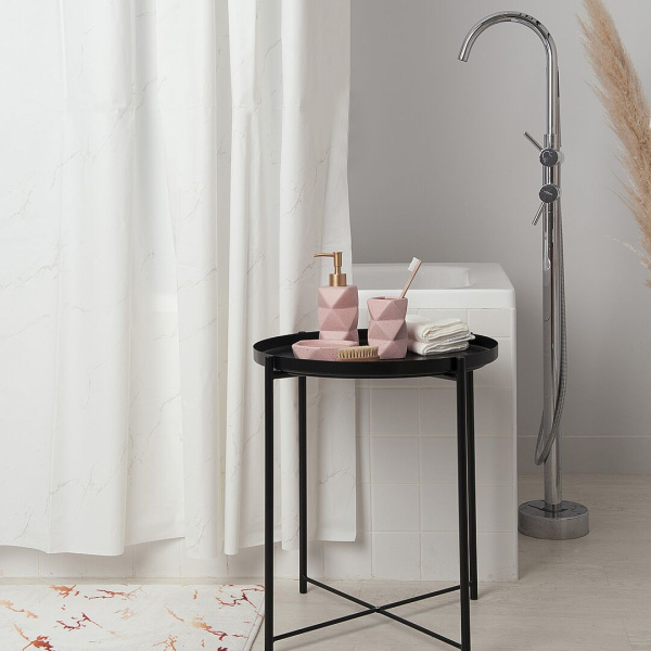 Стакан для ванной керамический персиковый "Coral sand", керамика