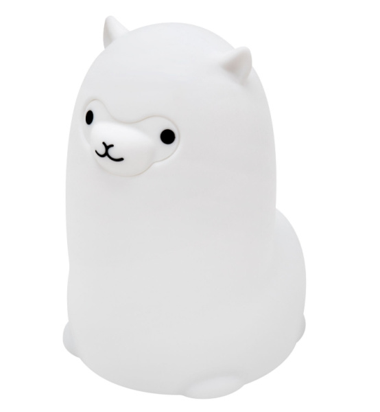 Ночник силиконовый LED "Альпака" 85x103x130 мм, белый свет/RGB, таймер, USB, аккумулятор 400 мАч, DASWERK (ДАСВЕРК), 238934