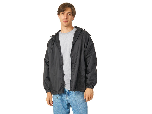 Ветровка мужская в чехле "Promo", Размер 2XL, Цвет черный