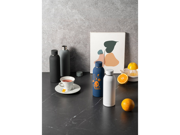 Вакуумная термобутылка ODIN, soft-touch, 550 мл, Цвет тёмно-серый