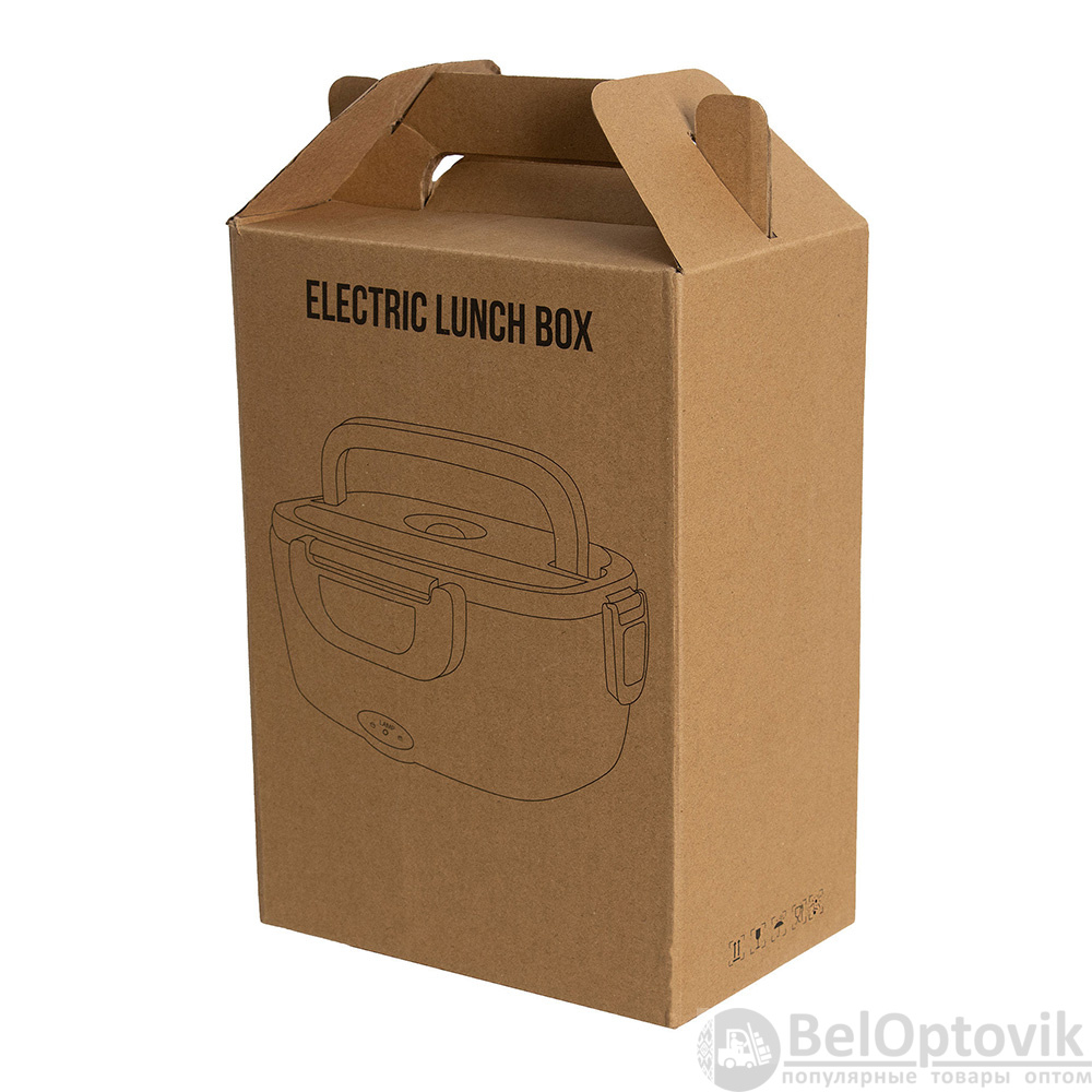 Ланчбокс с подогревом Power Box, бежевый