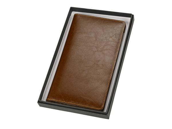 Трэвел-портмоне, Цвет коричневый