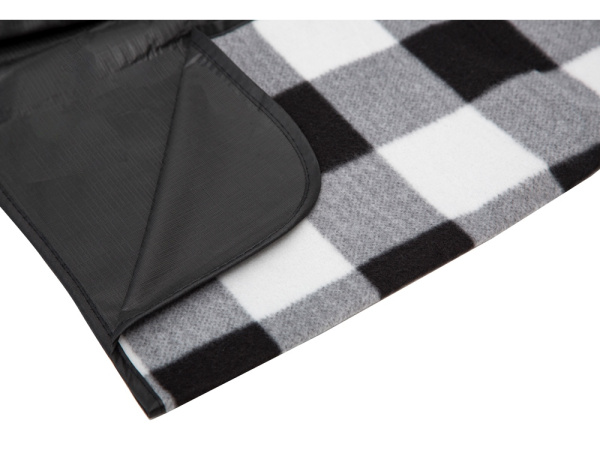 Плед для пикника «Recreation», Цвет белый/черный