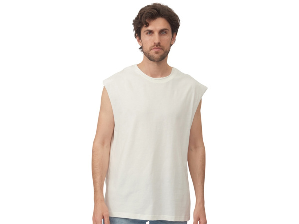 Майка оверсайз «Berlin», унисекс, Размер XL-2XL, Цвет молочный