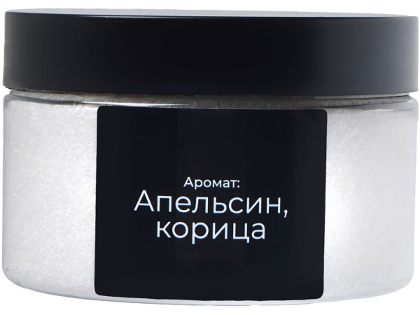 Магниевая соль для ванны с апельсином и корицей «Solora», Цвет белый