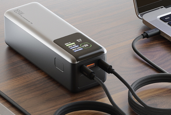 Внешний АКБ T-30, 30000mAh, titanium, OLMIO