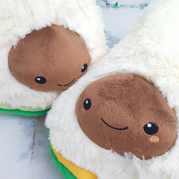 Гламурная мягкая игрушка - подушка Авокадо MAXI, 40 см