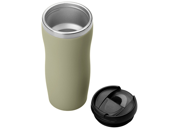 Термокружка «Mony Steel» soft-touch, Цвет оливковый