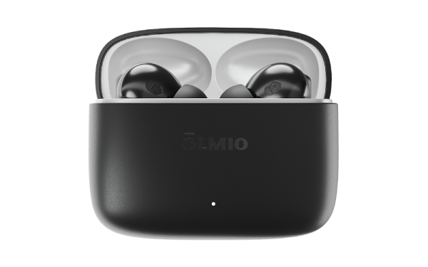 Наушники беспроводные "TWE-15", ANC+ENC, True Wireless, black, OLMIO