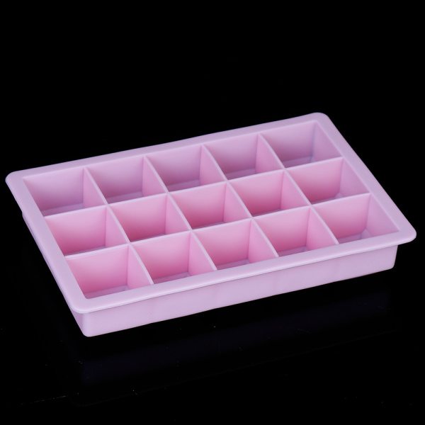 Форма для льда и конфет 15 ячеек силиконовая / YH-276/YH16 /уп 240/ 0.112