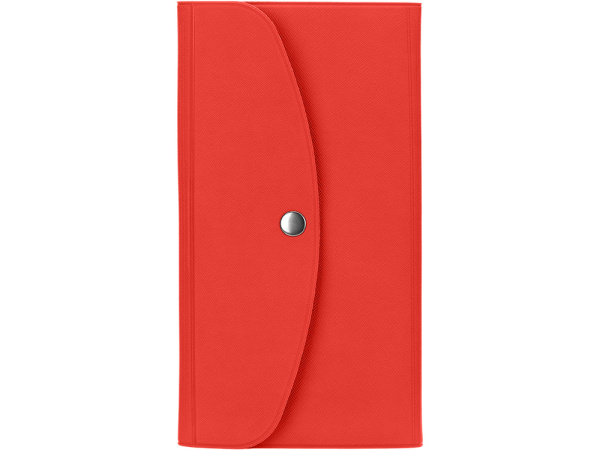 Дорожный органайзер на кнопке «Favor», Цвет красный
