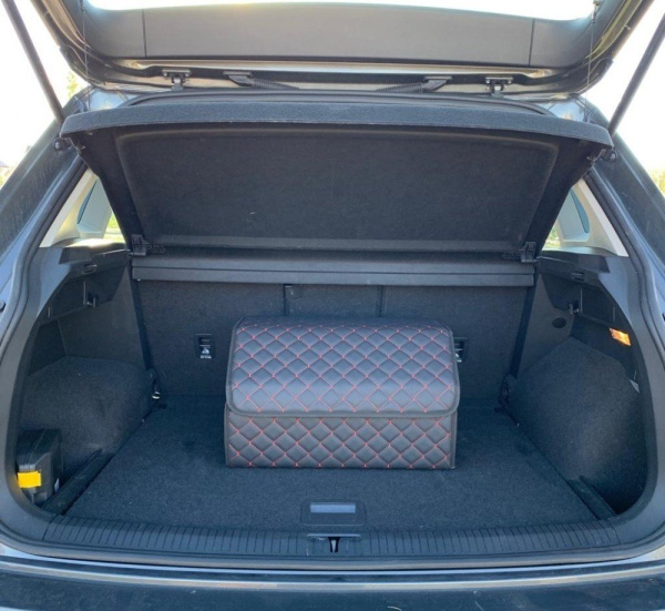 УЦЕНКА Автомобильный органайзер Кофр в багажник Premium CARBOX Усиленные стенки (размер 50х30см)