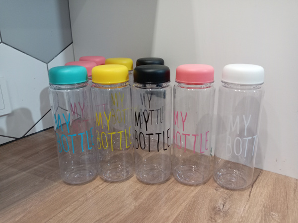 Пластиковая бутылка My Bottle (500 мл). Цвет MIX