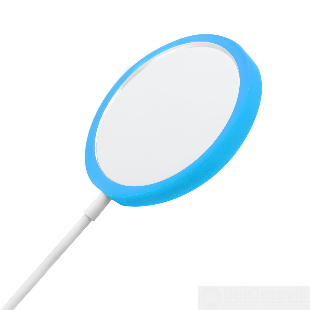 Беспроводное магнитное зарядное устройство Fomax 15W To Go, белый/голубой