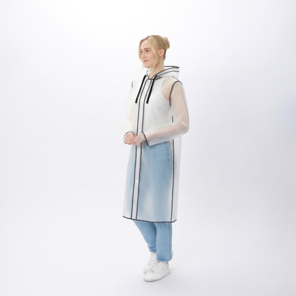 Дождевик «Providence 2.0» c чехлом, унисекс, Размер XL-2XL, Цвет прозрачный/черный