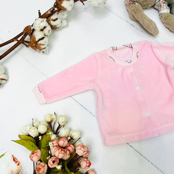 Жакет для новорожденного Bebika (13/15-3), состав: 80% натуральный хлопок, 20% полиэстер