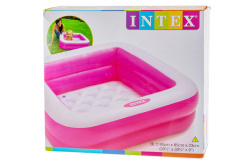 Надувной детский бассейн "Square" 85х85х23см Intex