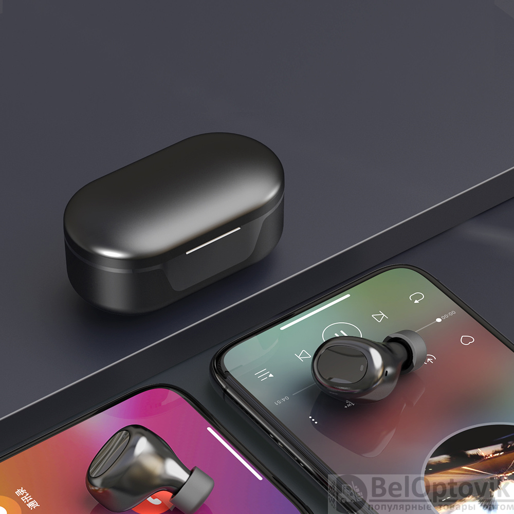 Наушники беспроводные  Bluetooth Gubber TW16, черные