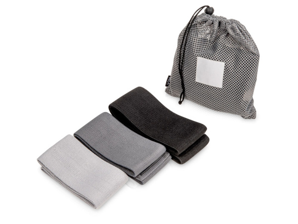 Набор для спорта с ковриком и фитнес-резинками «Virasana», Цвет зеленый оливковый, черный