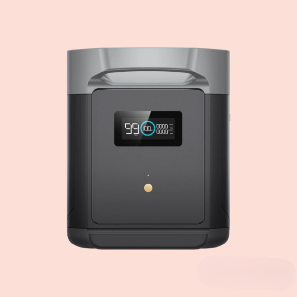 Умная дополнительная батарея для портативной электростанции EcoFLow Delta 2 Max Extra Battery 2048 Втч / Бесперебойное электропитание бытовых приборов в доме в любой чрезвычайной ситуации