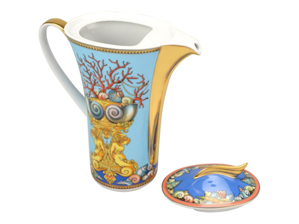 Кофейник «La Mer», Цвет голубой/синий/желтый