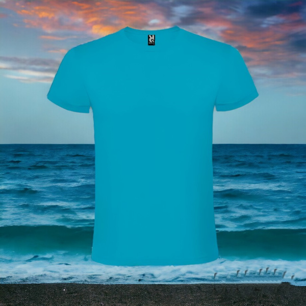 Футболка ATOMIC с коротким рукавом без боковых швов, 100% хлопок