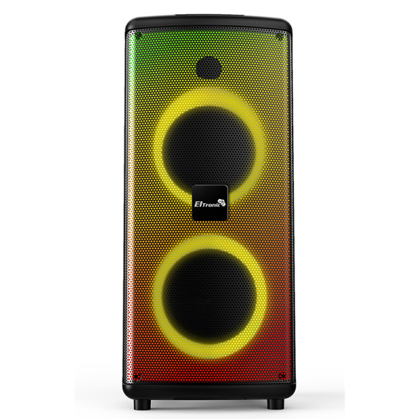 Напольная колонка Eltronic FIRE BOX 300 Watts арт. 20-23 с проводным микрофоном и RGB цветомузыкой