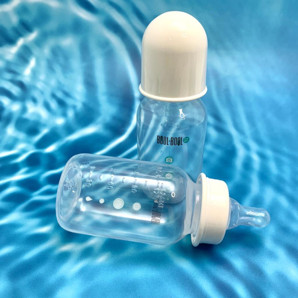 Бутылочка для кормления SIMPLE MED классическая, 125 мл. (с 0 месяцев)