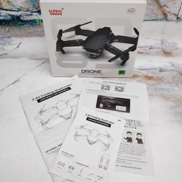 Квадрокоптер Global Drone GD89 с камерой WI-Fi HD