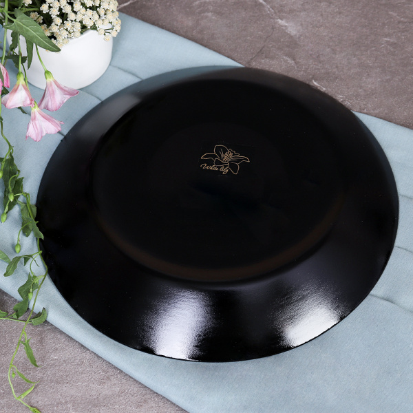 Набор тарелок 6 штук 190 мм ЕВРО черная / BNNP75T (BLACK) /уп 12/