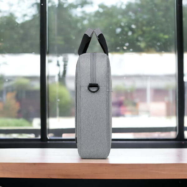 Сумка для ноутбука 15.6" Toptrick MLB-1041, серый / Крепление для чемодана, множество карманов