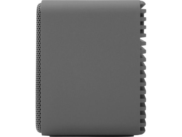 Портативная колонка «Bar» со стереодинамиками, soft touch, Цвет серый