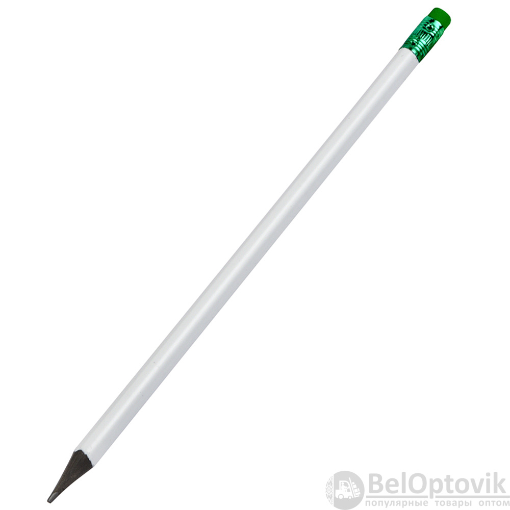 Карандаш из переработанного сырья Unicorn, зелёный