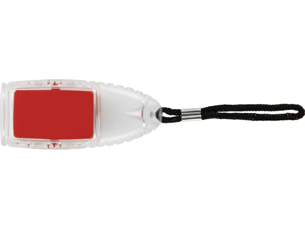 Фонарь «Обелиск», Цвет прозрачный/красный/черный