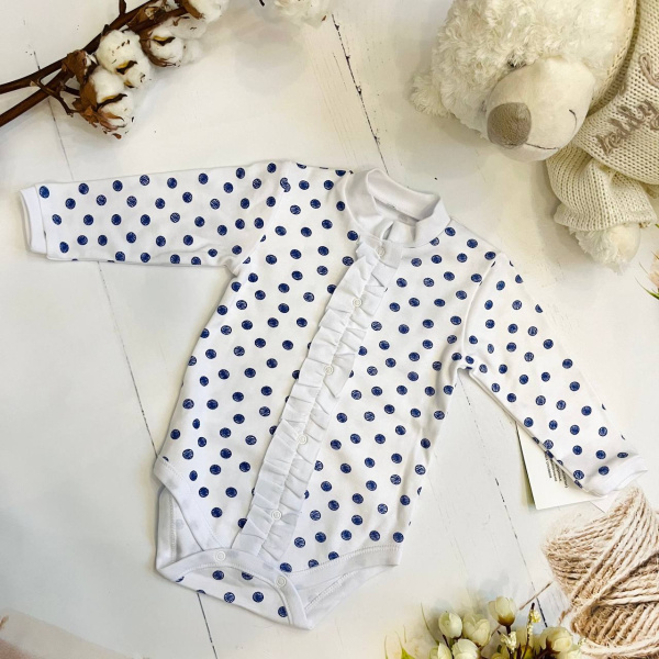 Комбинезон - боди для новорожденных детей Bebika, натуральный хлопок (13/18-14)